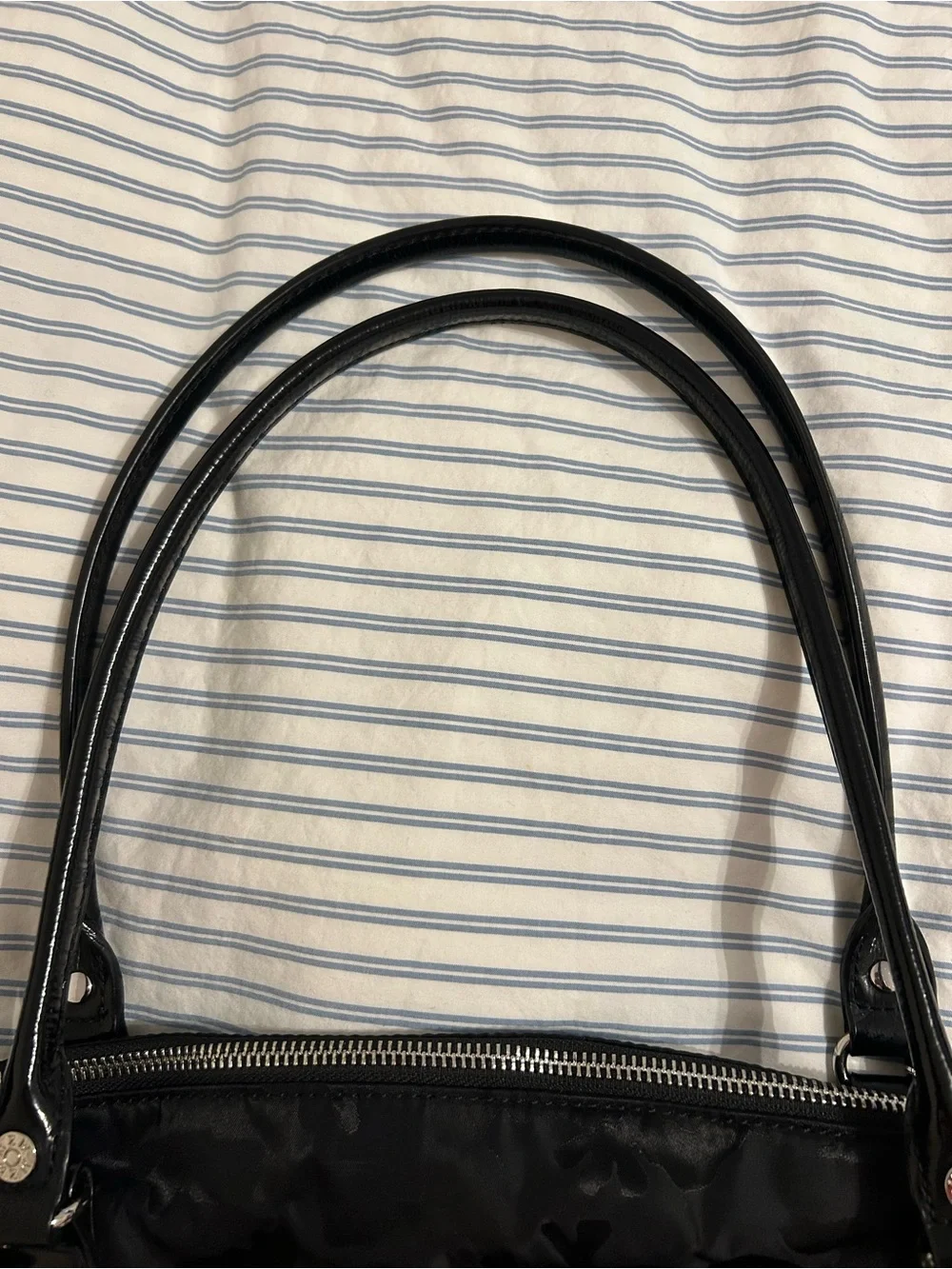 MZ Wallace Black Camouflage Nylon Chelsea Tote- EUC - Picture 5 of 10